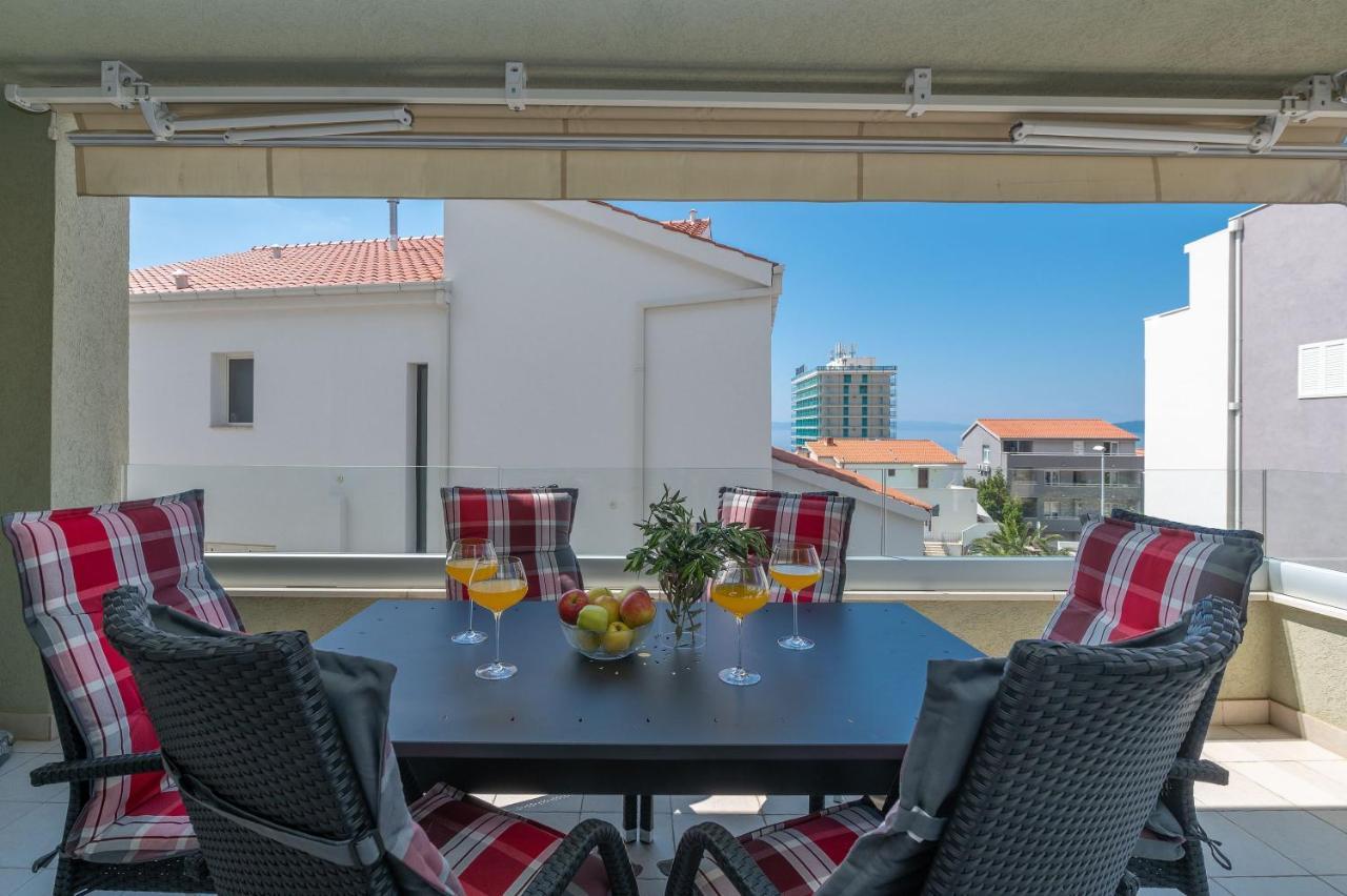 Luxury Apartment Purple Summer Sea View Makarska Exterior photo
